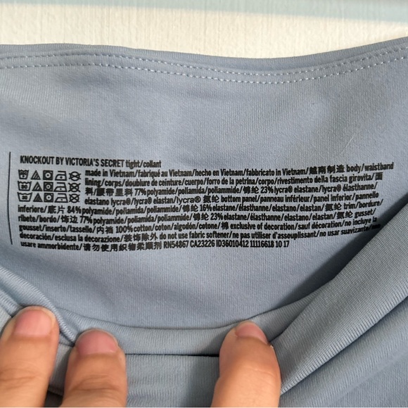 Victoria’s Secret Knockout Leggings, Light Blue, Women’s L - Picture 5 of 9